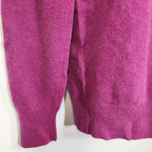 Herman Geist Womens Sweater Size Medium Turtleneck Lambswool Angora Blend Career - Picture 6 of 7
